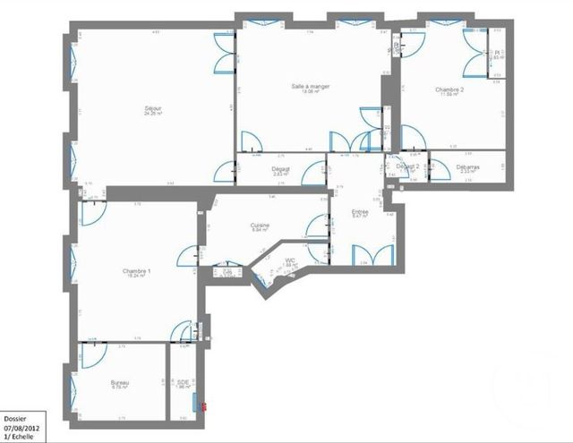 Appartement &agrave; vendre - 5 pi&egrave;ces - 99,31 m2 - Paris - 75010 - ILE-DE-FRANCE